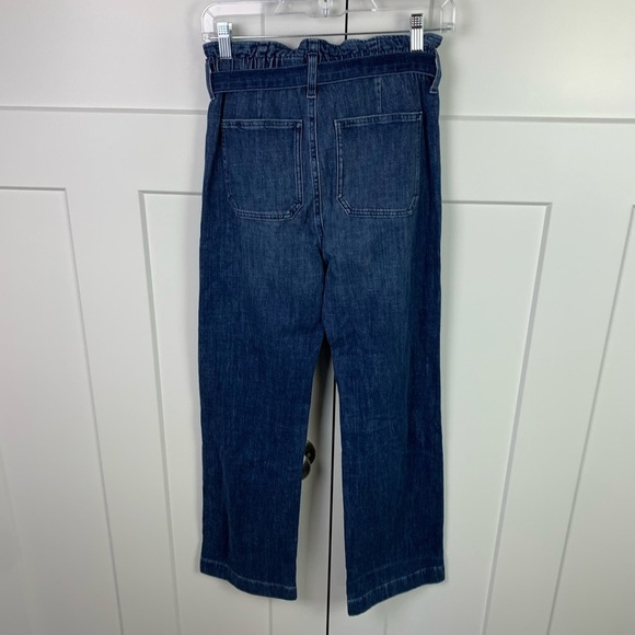 NWT J Crew Factory Paperbag Slim Wide Leg Jeans Size 24T 24 Tall - Picture 6 of 9